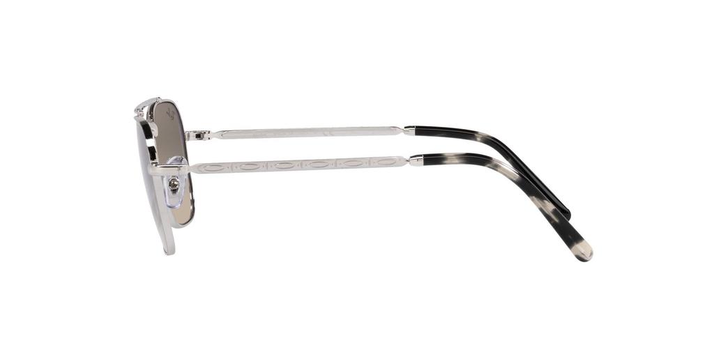 Ray-Ban New Caravan Sunglasses RB3636 003/32 58 - Polished Silver / Crystal Grey Gradient Glass Lens