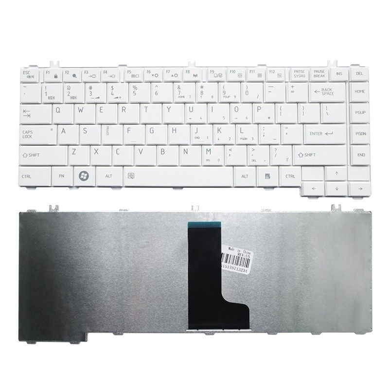 

Applicable to Toshiba L600 C600 L640 L630 C640 L745 L700 L730 L645 Keyboard (Applicable) (white) [new]] Official standard