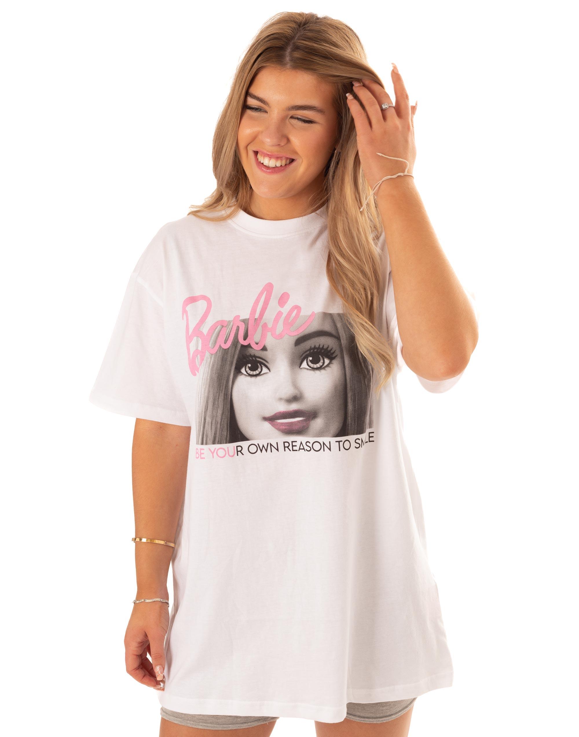 Barbie Short Sleeved TShirt womens White Official Merch S