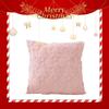 Christmas Tree Pillow Cover Soft Decorative Cushion Cover Fluffy Snowflake Pillowcase for Winter Holiday Decoration