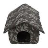 Outdoor Cat House Removable Warm Keeping Waterproof Feral Cat Dog Shelter House for Indoor Garage