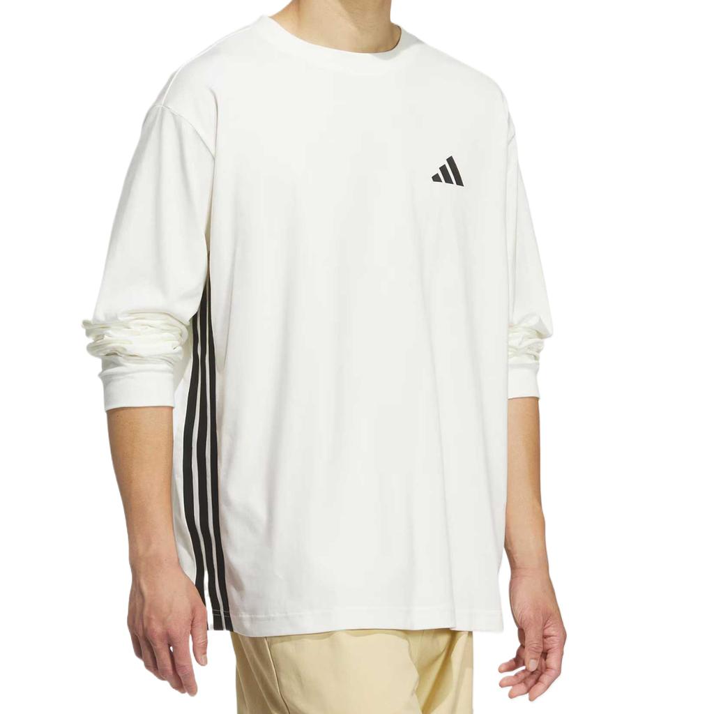 Adidas T Shirts Men's Ecru Crew Neck Straight Fit KF5187