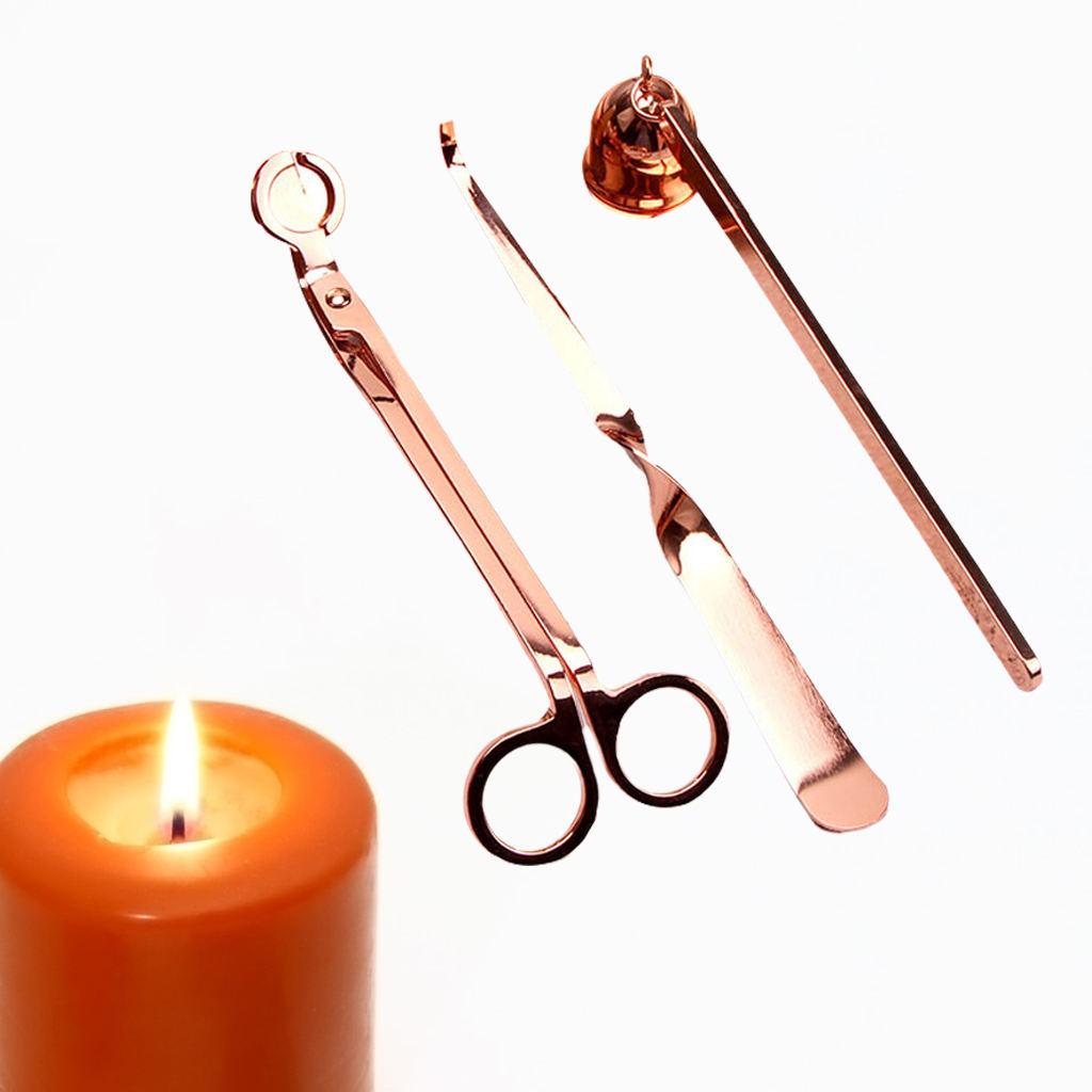 Cheap Candle Trimmer Snuffer Candlewick Scissors Hook Dipper for