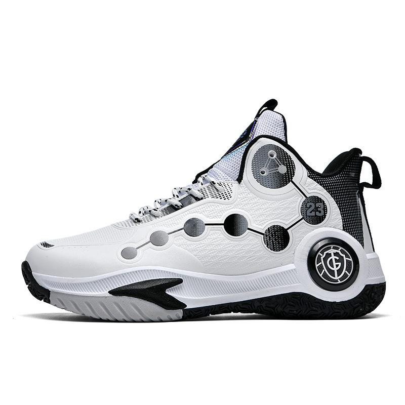 

2025 autumn sneakers high-top basketball shoes men s new outdoor foreign trade student sports actual combat middle and old children 35