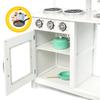 Kitchen microwave large wooden oven for children + accessories