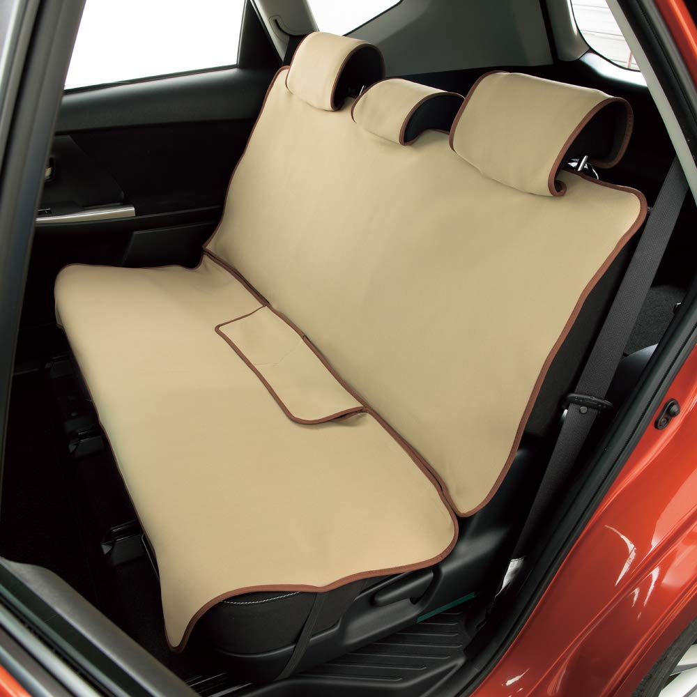 BONFORM Waterproof Rear Seat Covers for Fully Wetsuit Rear Kei/Standard Cars, Waterproof, Water-Repellent, Deodorizing, Antibacterial, Washable,
