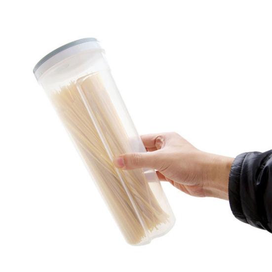 300ml Sealed Bottle with Lockable Lid Leak-Proof PP Transparent Spaghetti Noodles Food Canister for Kitchen