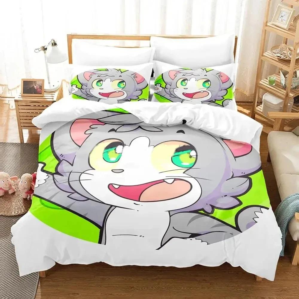 Set Biancheria da Letto Anime Acenix Stampa 3D Copripiumino Set Letto Coperta Federa Piumone King Queen Size Set Biancheria da Letto per Ragazzi Adulti