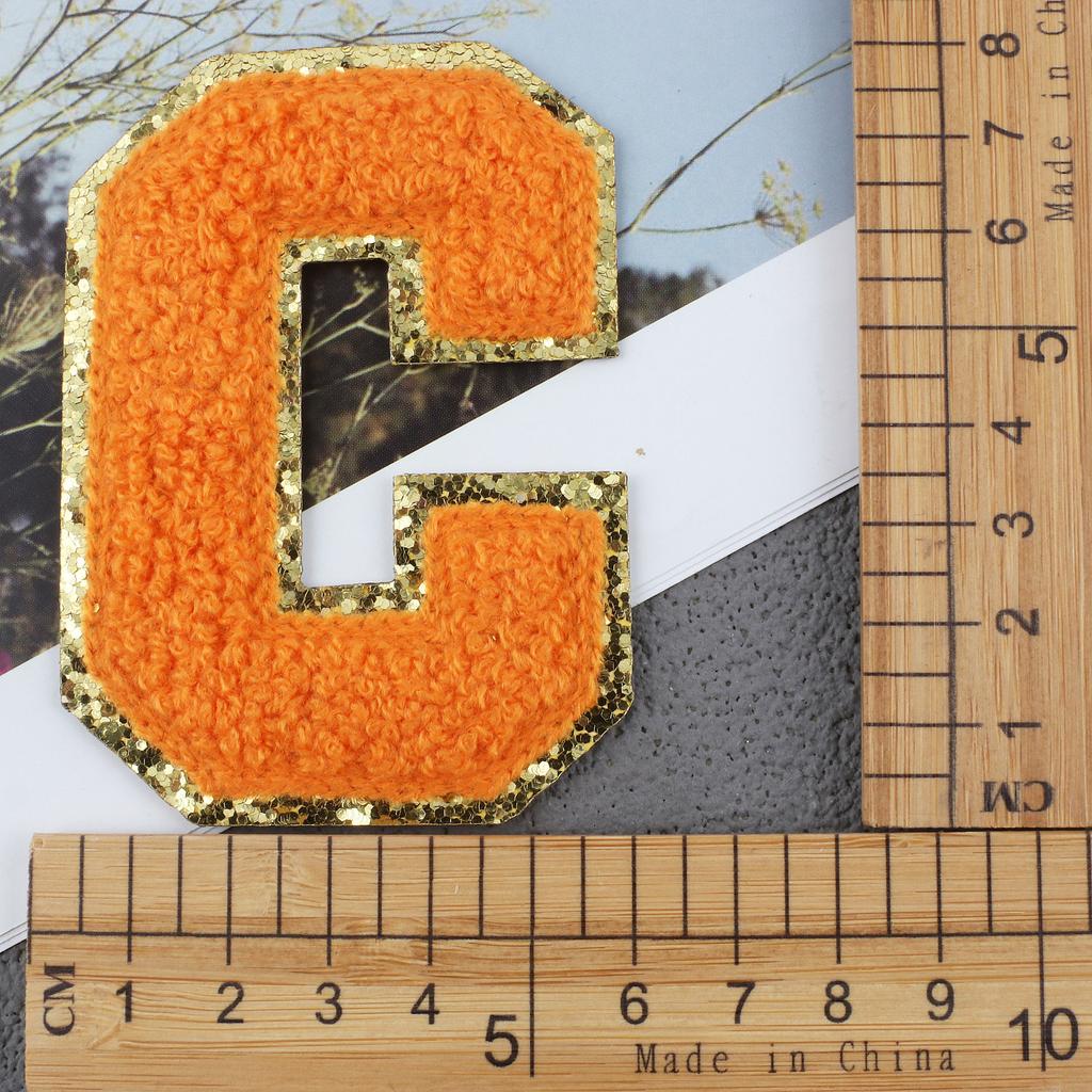 Mixed Color English Alphabet Embroidery Cloth Sticker Digital Towel Embroidery Computer Embroidery Stamp Clothes Smiley Face Patch Sticker