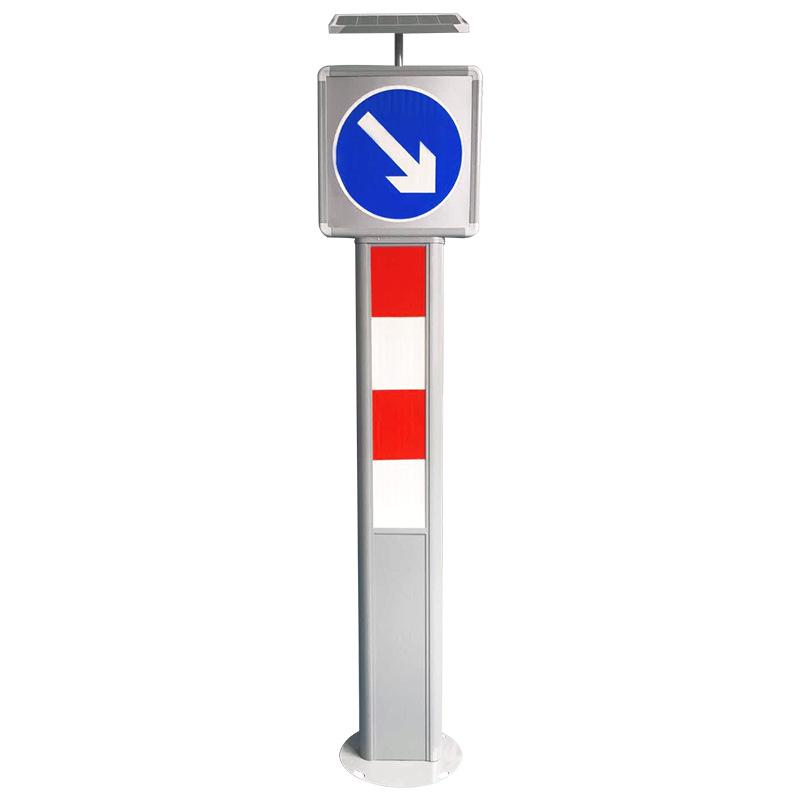 Solar LED Traffic Guardrail Warning Light for Collision Prevention