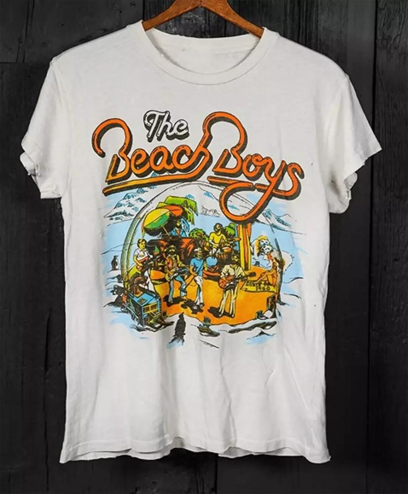 Футболка The Beach Boys Band Brian WIlson Белая Размер S-5XL Унисекс M