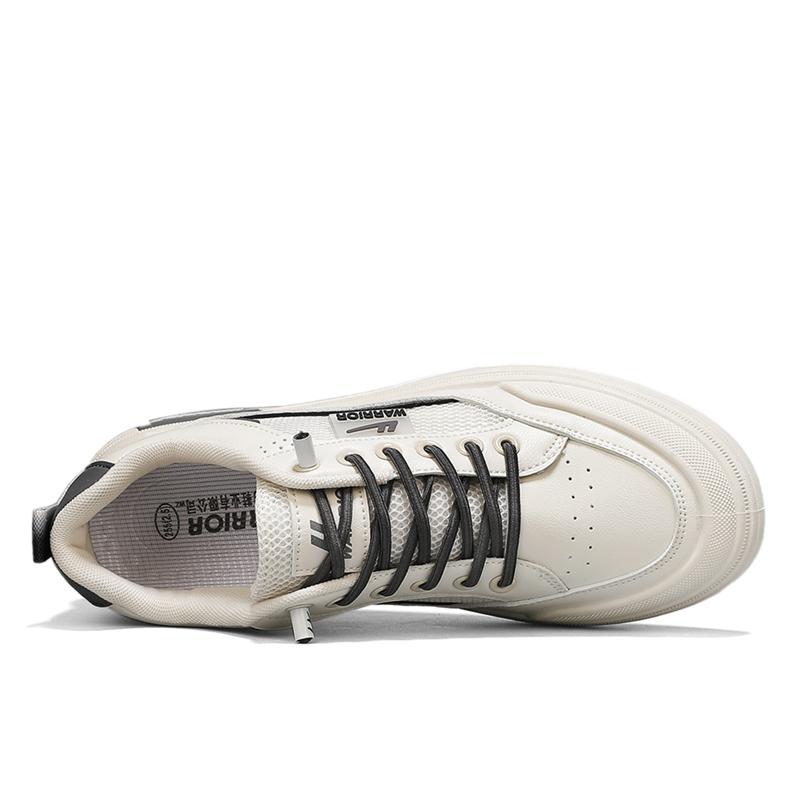 Warrior Casual Lightweight Breathable Slip-Resistant Durable Low-Top Skate Shoes Men Sneaker Light-Gray WXP(WZ)-174104