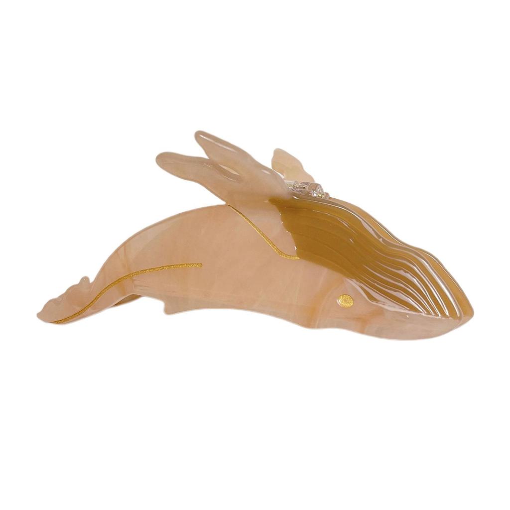 Shark Hair Claw Clips Jaw Clip for Women Girls Long Beige