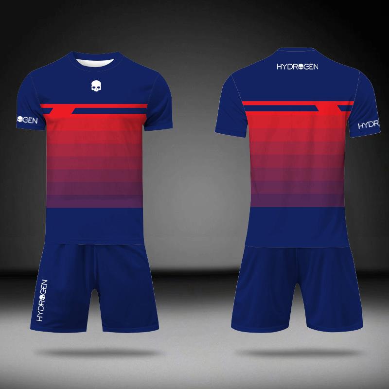 2024 Summer Oversized Loose Fit Tracksuit Men's Stripe Print T-Shirt And Shorts 2-Piece Outfits Tennis Basketball Sportswear Set