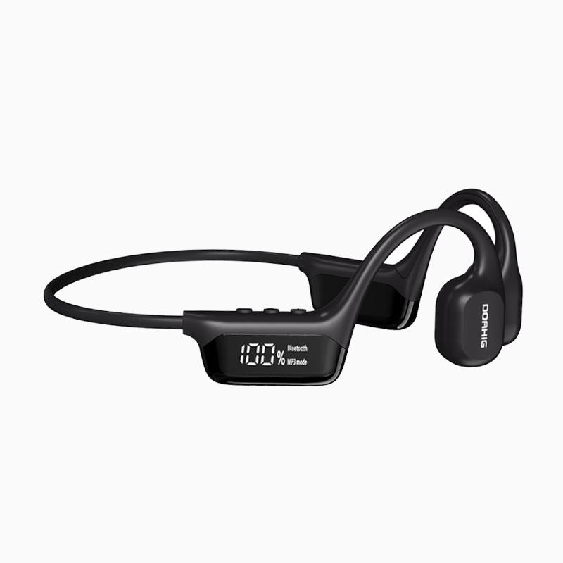 S10 Knochenschall-Schwimmkopfhörer, Bluetooth Kabelloser Sport mit Digitalanzeige & 32 GB In-Ear Speicher