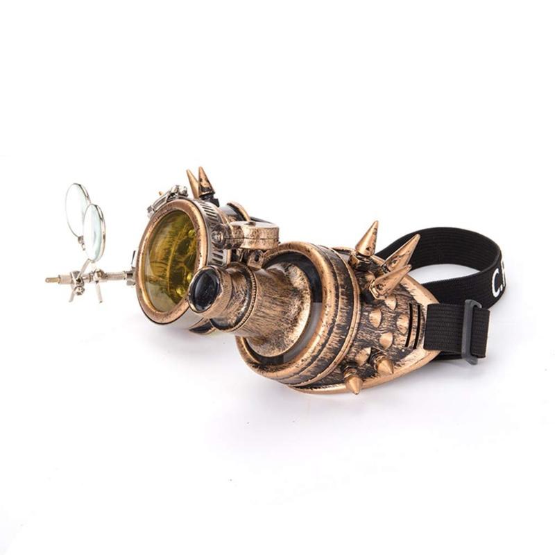Steampunk Sunglasses Men Womens Fashion Glasses Vintage Cosplay Eyewear Costume