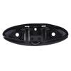 6in Boat Folding Cleat 316 Stainless Steel Marine Rope Cleats Heavy Duty Coated Black Dock Cleats for Yacht RV