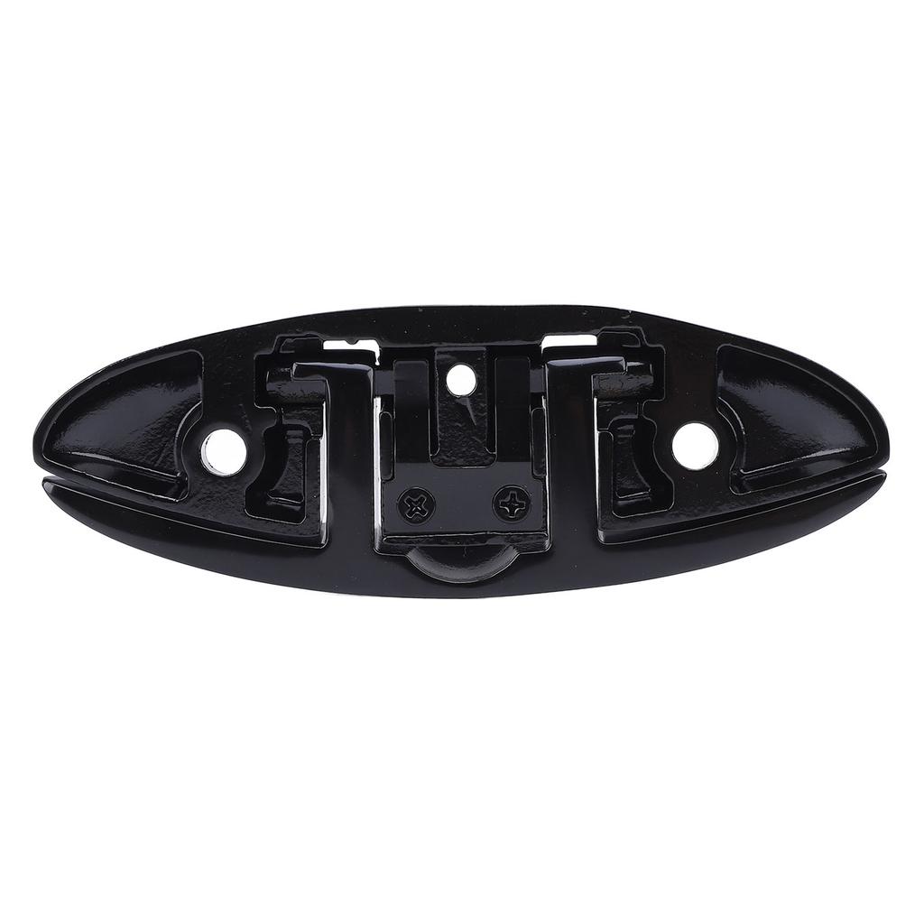 6in Boat Folding Cleat 316 Stainless Steel Marine Rope Cleats Heavy Duty Coated Black Dock Cleats for Yacht RV