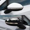 Sport Horn Look Black Rearview Mirror Cover Side Mirror Cap Accessories for Volkswagen VW Golf 8 MK8 VIII 8R R GTI GTE GTD 20-25