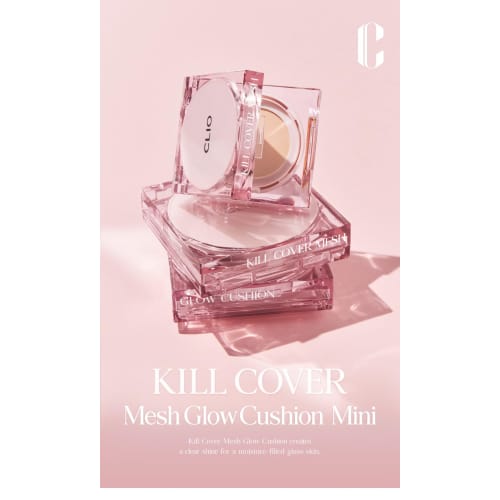 CLIO Kill Cover Mesh Glow Cushion CLIO KILL COVER MESH GLOW CUSHION MINI (03 LINEN, 1)