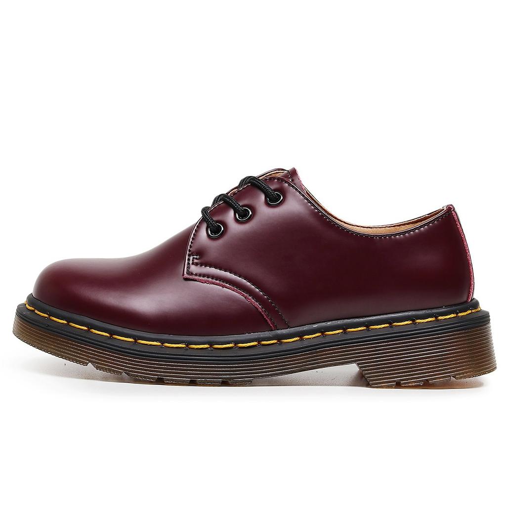 Low-top Small Leather Shoes Men's Genuine Leather British Style Large Size Short Boots Round Head Men's and Women's Casual Tooling Shoes