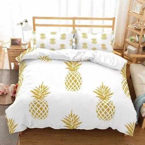 Comforter Pineapple Bed Decoration First Choice Gift Suitable For Children Boys Girls And Adults Soft Warm And Breathable