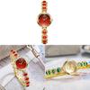 Fashion Ladies Quartz Watch With Alloy Band Decorative Pointer Dial For Women