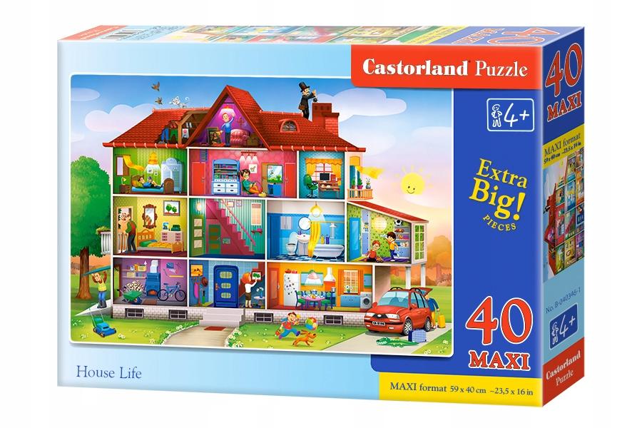 Puzzle 40 Pieces Maxi B-040346-1 House Life