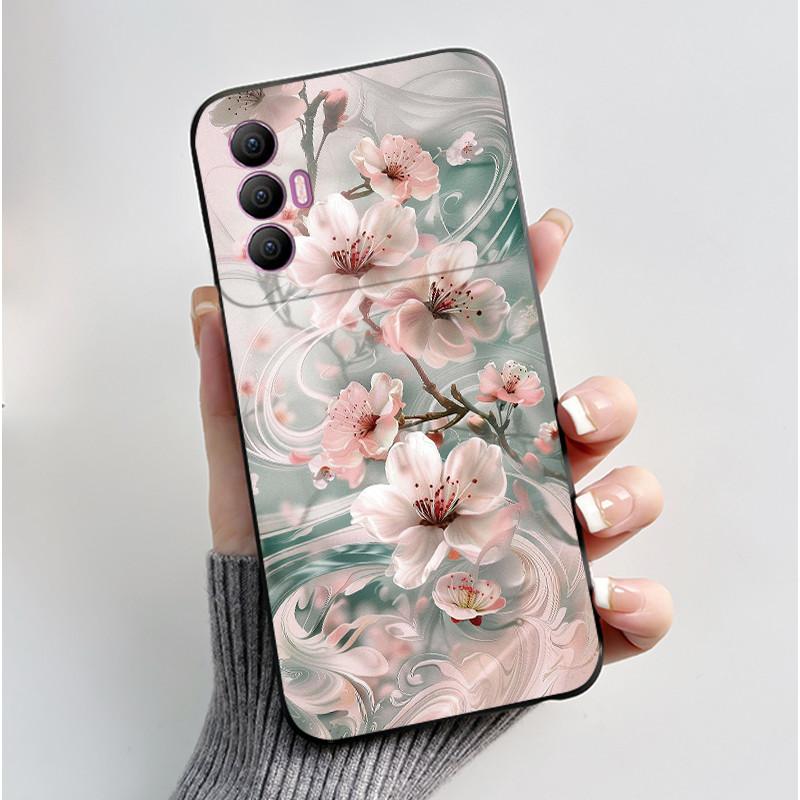 Cute Case For Tecno Spark 8 Pro Funda Capa Printing Shell Protective Cover Soft Silicone Cartoon Phone Casing Coque