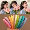 Colorful Matte Headdress Simple Basic Face-Washing Headband Temperament Hoop Wide Hairband Hair Bundle Kids Hair Accessories