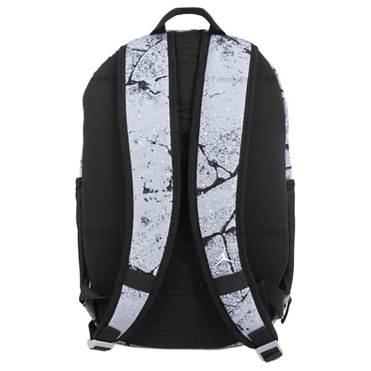 Nike Top Grain Cow Leather Backpack Regular Unisex Gray & Black Casual FQ0951-011