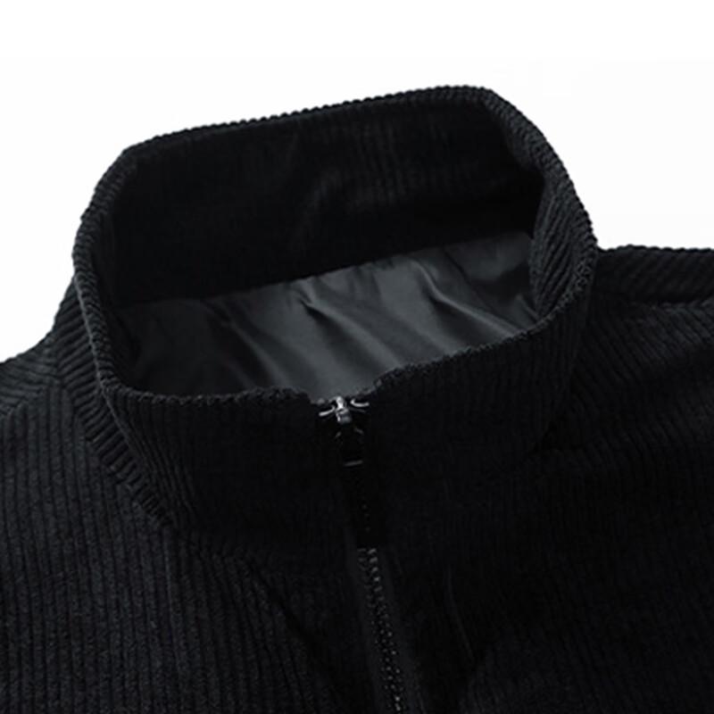 PLAYBOY Men's Corduroy Stand-Collar Jacket