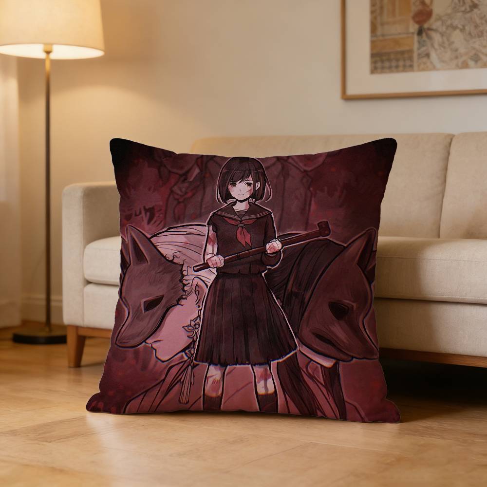 Horror SSilent HHill F Pillow Case Pattern Printed Pillowcase For Living Room Sofa Cushion Cover