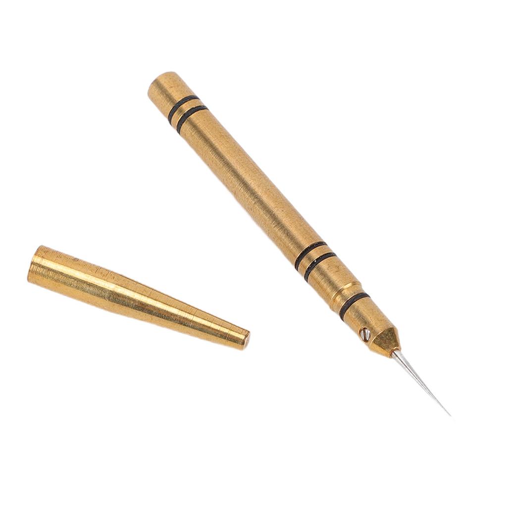 Brass Watch Oiler Professional Watch Oil Pen Lubrication Tool with Protective Case for Watchmaker Sewing Machine