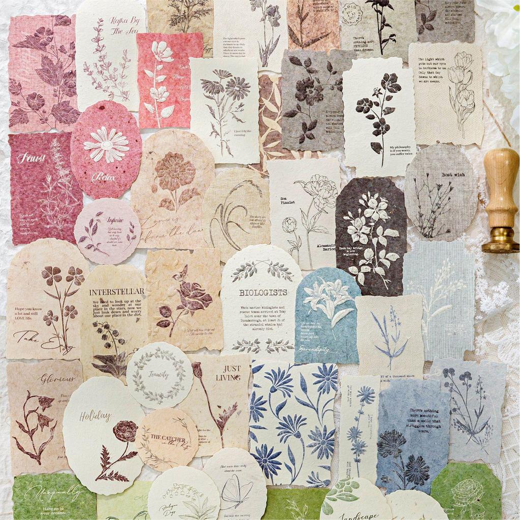 MòMò Retro Embossed Sticky Notes - Forest Overture Collection