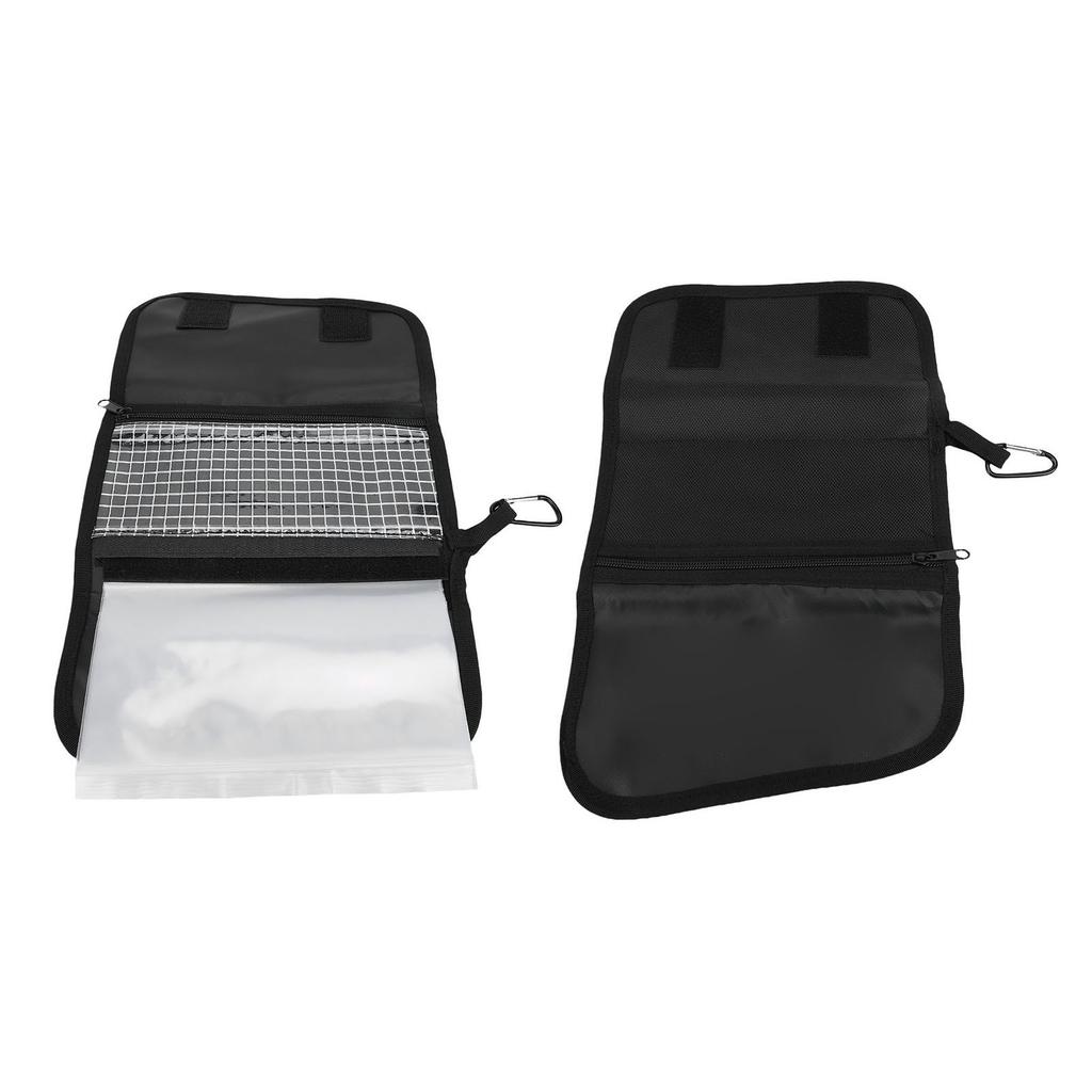 2PCS Soft Lure Storage Bag PVC Water Proof Removable Soft Bait Binder Fishing Tackle Organizer Case for Outdoor Fishing