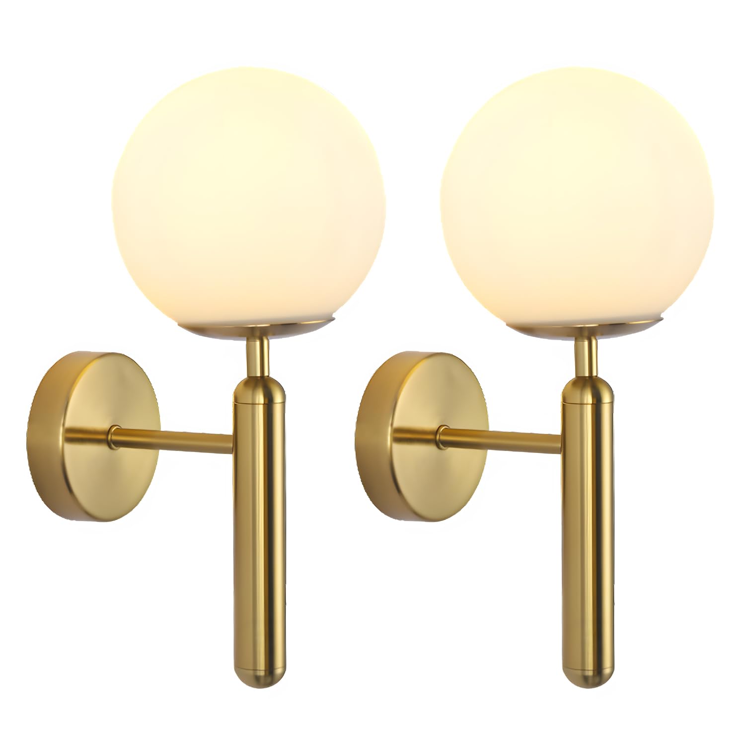 

KCO Lighting Nordic Wall Light, Minimalist Antique Style, Wall-Mounted Sconce with E26 Base, Retro Bracket Light for Entryway, Hallway, Living Room,