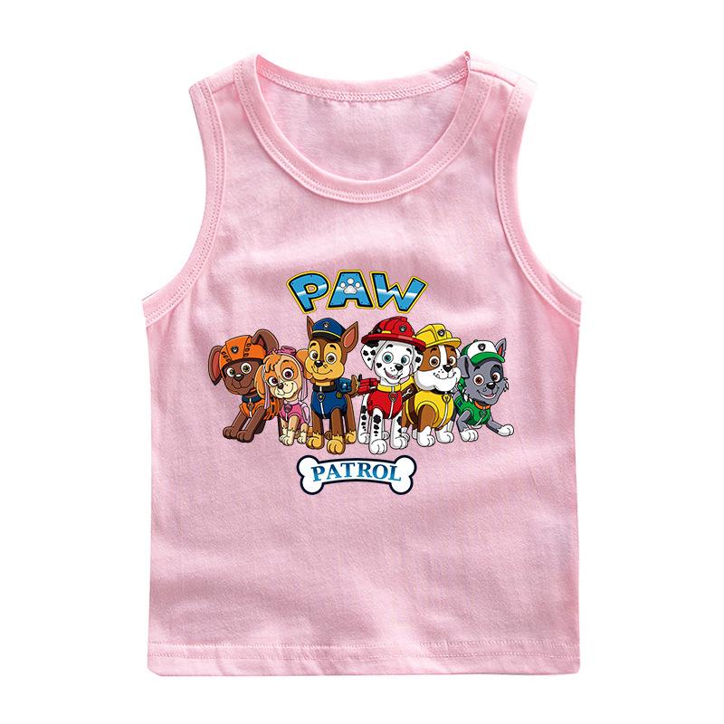 Paw Patrol Boys Summer Sleeveless Vest - Lightweight and Seamless. 100cm