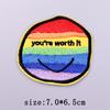 Patch Brodé Arc-en-ciel LGBT Thermocollant Pour Vêtements Patches Thermocollants Sur Vêtements Patch Cœur Gay Pour Vêtements Badges