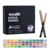 Artist Acrylic Paint Pen 48 Color Metallic Acrylic Paint Marker for Journaling Card Making Painting Art Illustrations