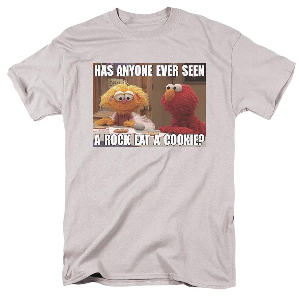 Sesame Street  Rock Eat A Cookie  T-Shirt M