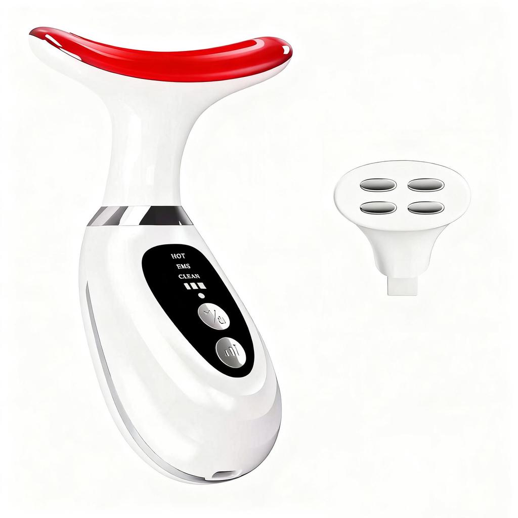 Portable Anti-Wrinkle Neck & Nasolabial Massager | Smart EMS Beauty Device