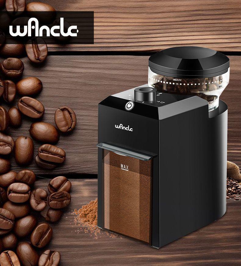 Brand New Automatic Coffee Grinder for Home - Italian American Design, Small Electric, Free Shipping