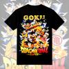 2026 New Summer Dragon Ball 40th Anniversary Vegeta Anime Printed T-shirt Extra Size Casual Streetwear Unisex Y2k Ins