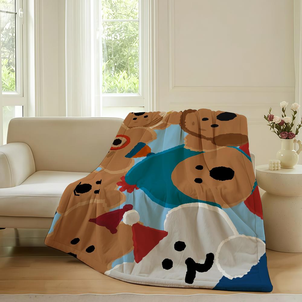 

Fashion Cute D-Dinotaeng-S Cartoon Blanket Warm Soft Suitable For Bedroom Sofa Bed Living Room Office Travel Camping Gifts 75x90cm