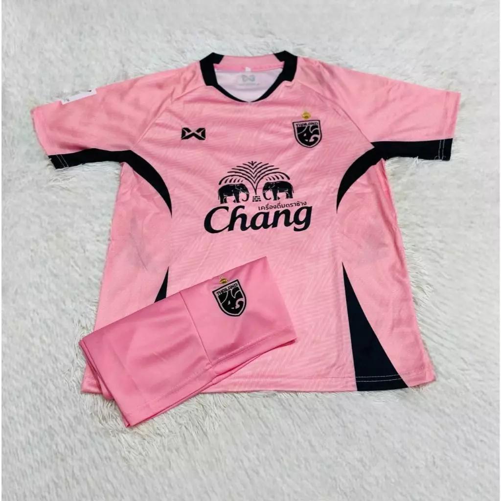 Thailand FOOTBALL SOCCER NATION TEAM JERSEY SHIRT HOME FAN Print Polo Unisex Men Women Quick Dry Short Sleeve Uniform Elephant Logo Sport