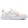 Li Ning Floating Boat Lucky Moments Cushioning, Wear Resistant Low Top Skateboard Shoes Unisex Pink Gold AGCS419-1(Team1025-)
