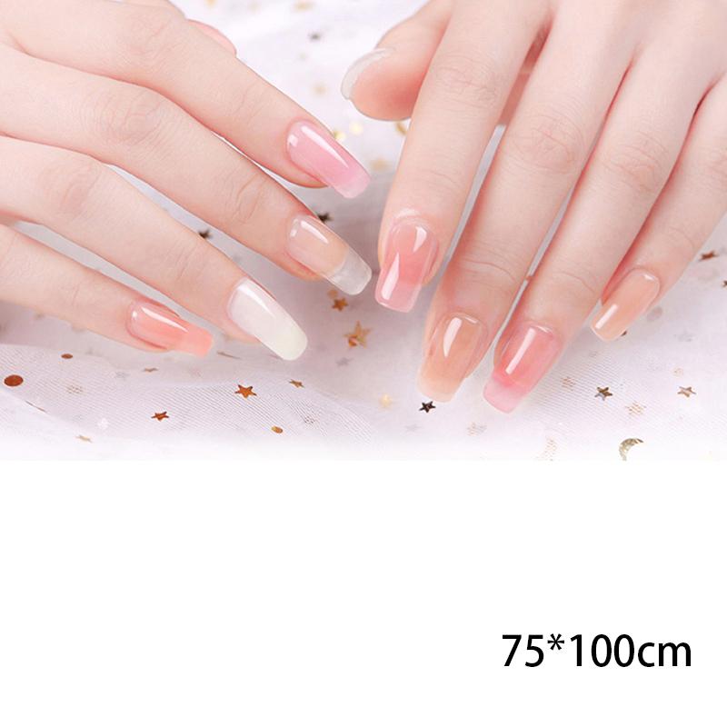 Nail Photos Shooting Props Gauze With Starry Sky Photography Background Tulle Items Fotografia Backdrops Decoration Materials