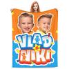 Vlad und Niki Niedliche Lustige Serie Decken Fleece Druck Multifunktion Ultra-Weiche Überwurfdecken für Sofa Bett Plüsch Dünne Steppdecke