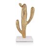 Metal Cactus Decorative Showpiece for Home Decor Accents with Marble Base for Office, Desk Dcor, Table & Dining Room Living Room Decoration Item